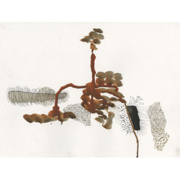 Exceptional carpet 100% hand-knotted wool in Nepal, signed Daniela Busarello