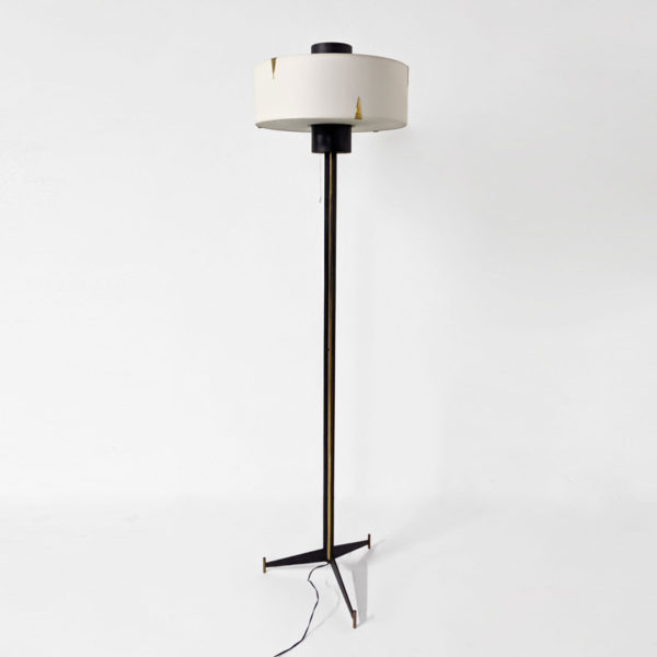 Vintage floor lamp edited by the French house Arlus in the 50s