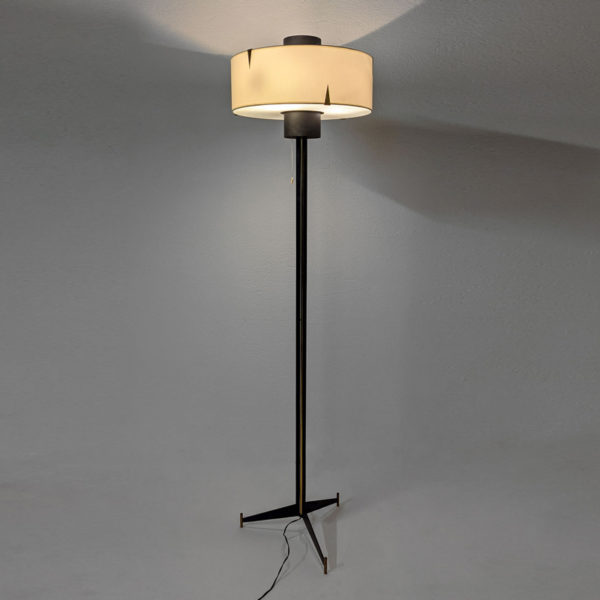 Vintage floor lamp edited by the French house Arlus in the 50s