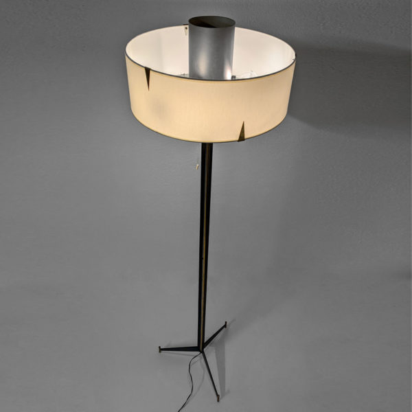 Vintage floor lamp edited by the French house Arlus in the 50s