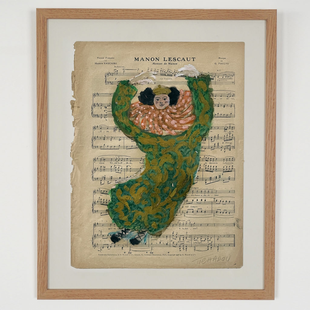 Manon Lescaut : dessin de Corinne Tichadou - Galerie OAK