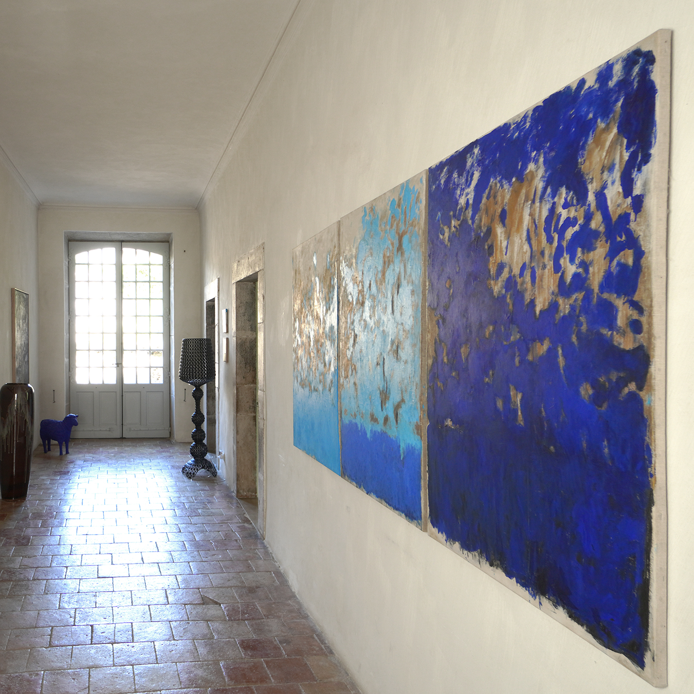 TRIPTYQUE BLEU ET OR – Image 13