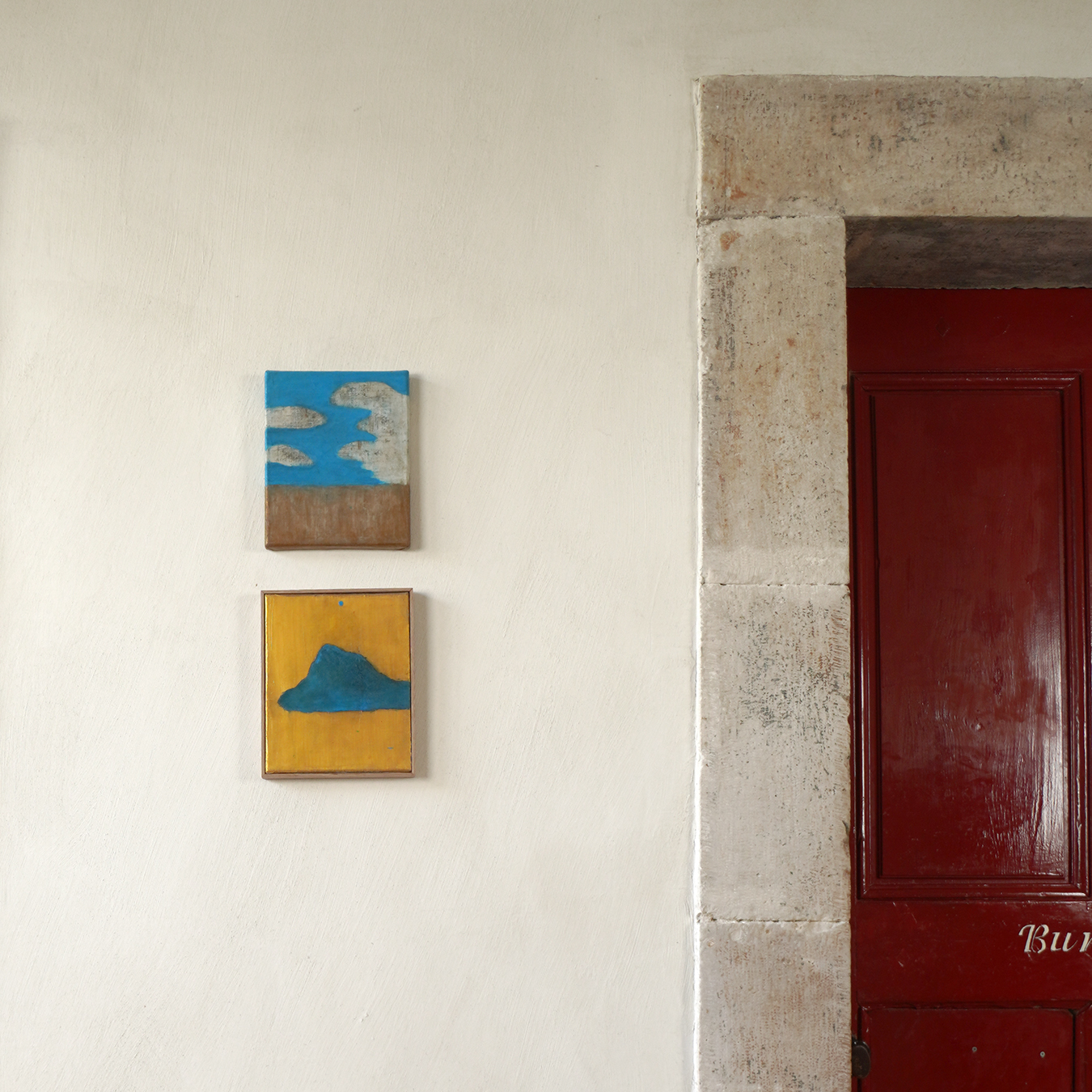 BLUE CLOUD, BLUE DOT, GOLD SKY - Image 2