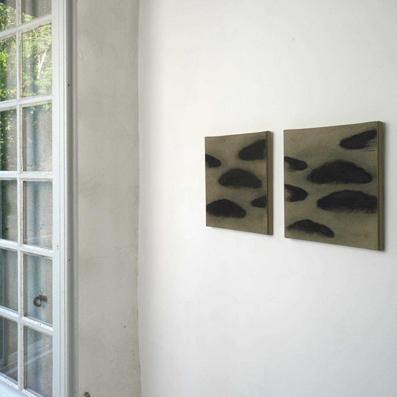 SMALL BLACK CLOUDS ON LINEN I AND II - Image 5