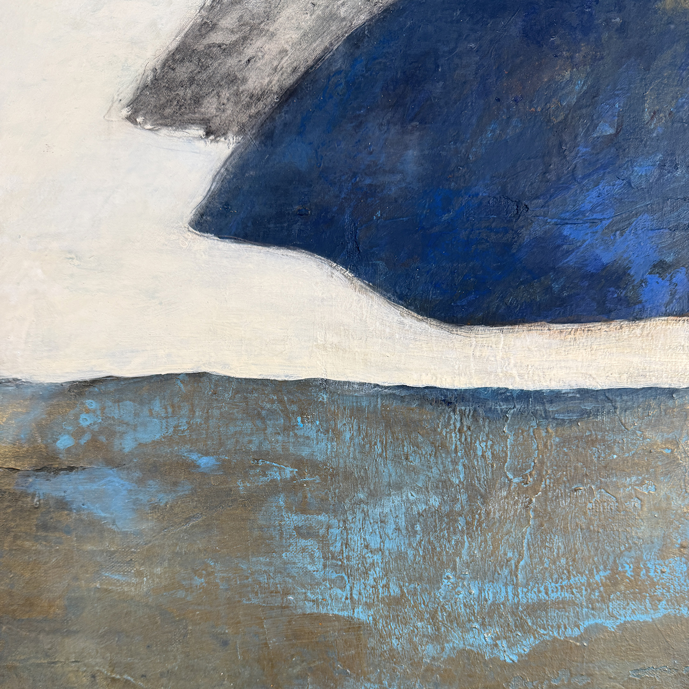 MONTAGNE BLEUE SUR HORIZON OR – Image 3