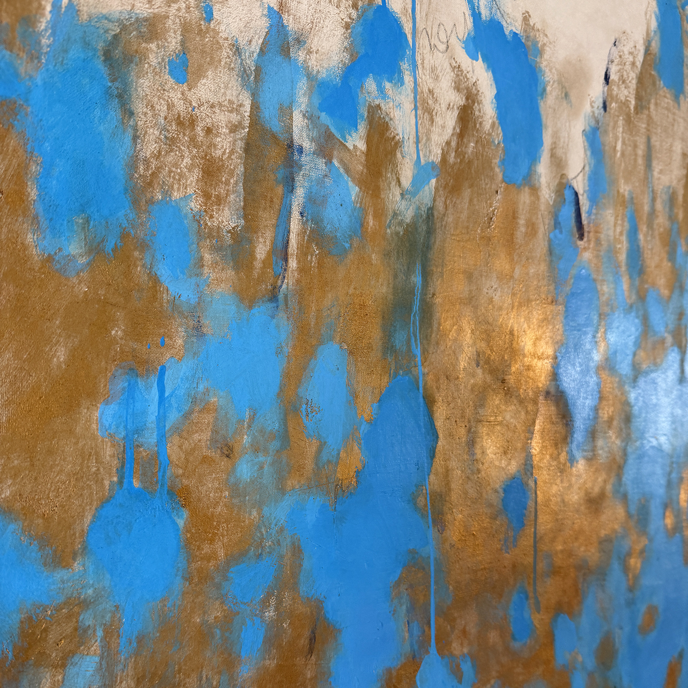 TRIPTYQUE BLEU ET OR – Image 10