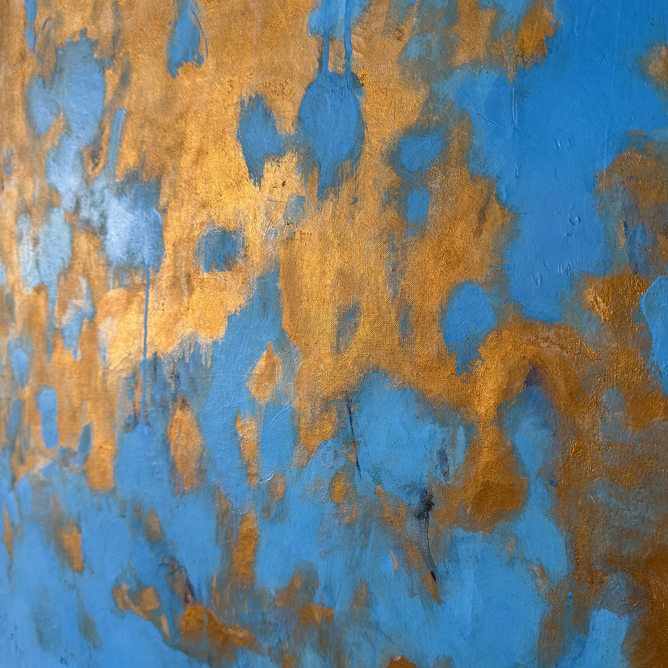TRIPTYQUE BLEU ET OR – Image 8