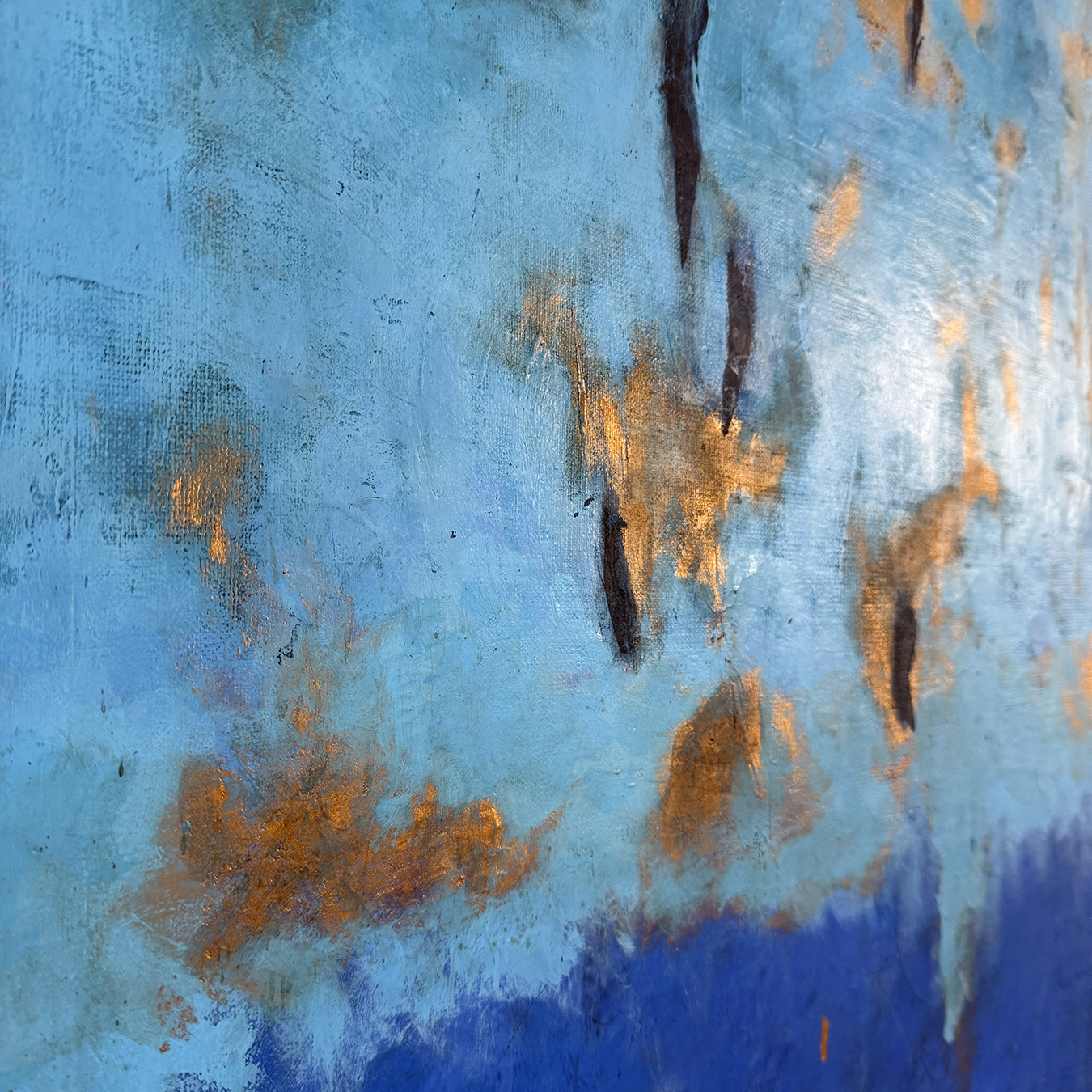 TRIPTYQUE BLEU ET OR – Image 7