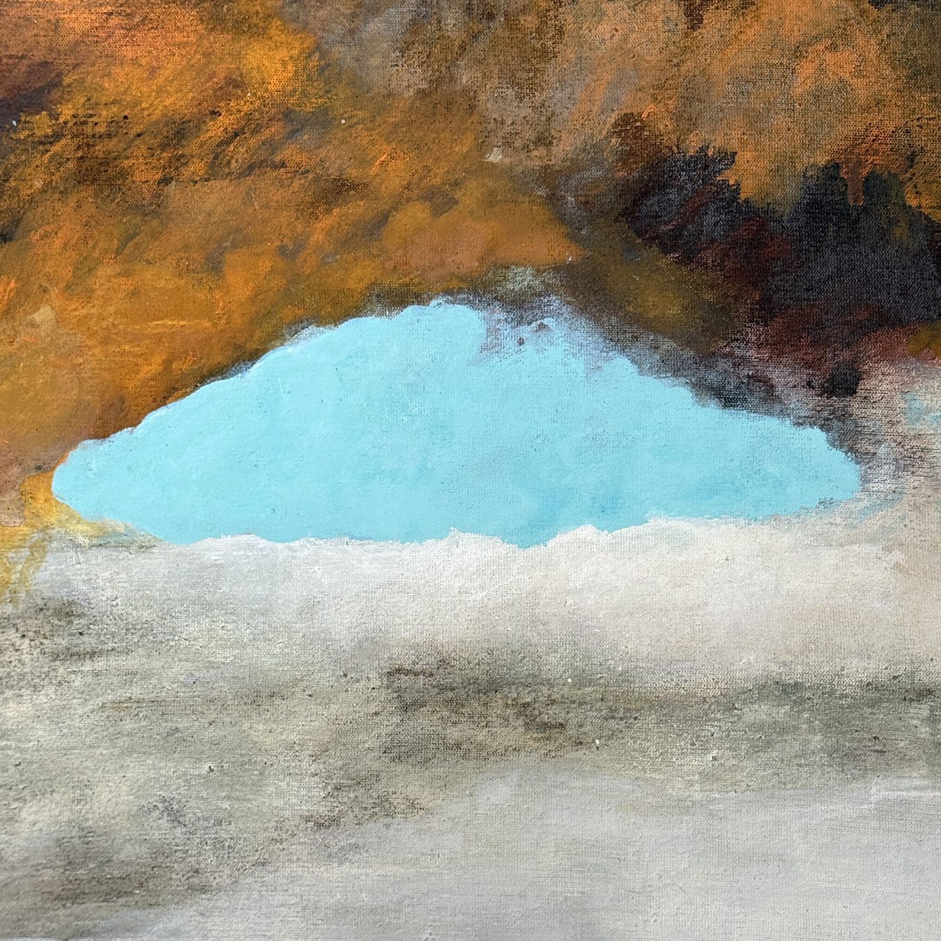 NUAGE BLEU SUR CIEL ORANGE – Image 3