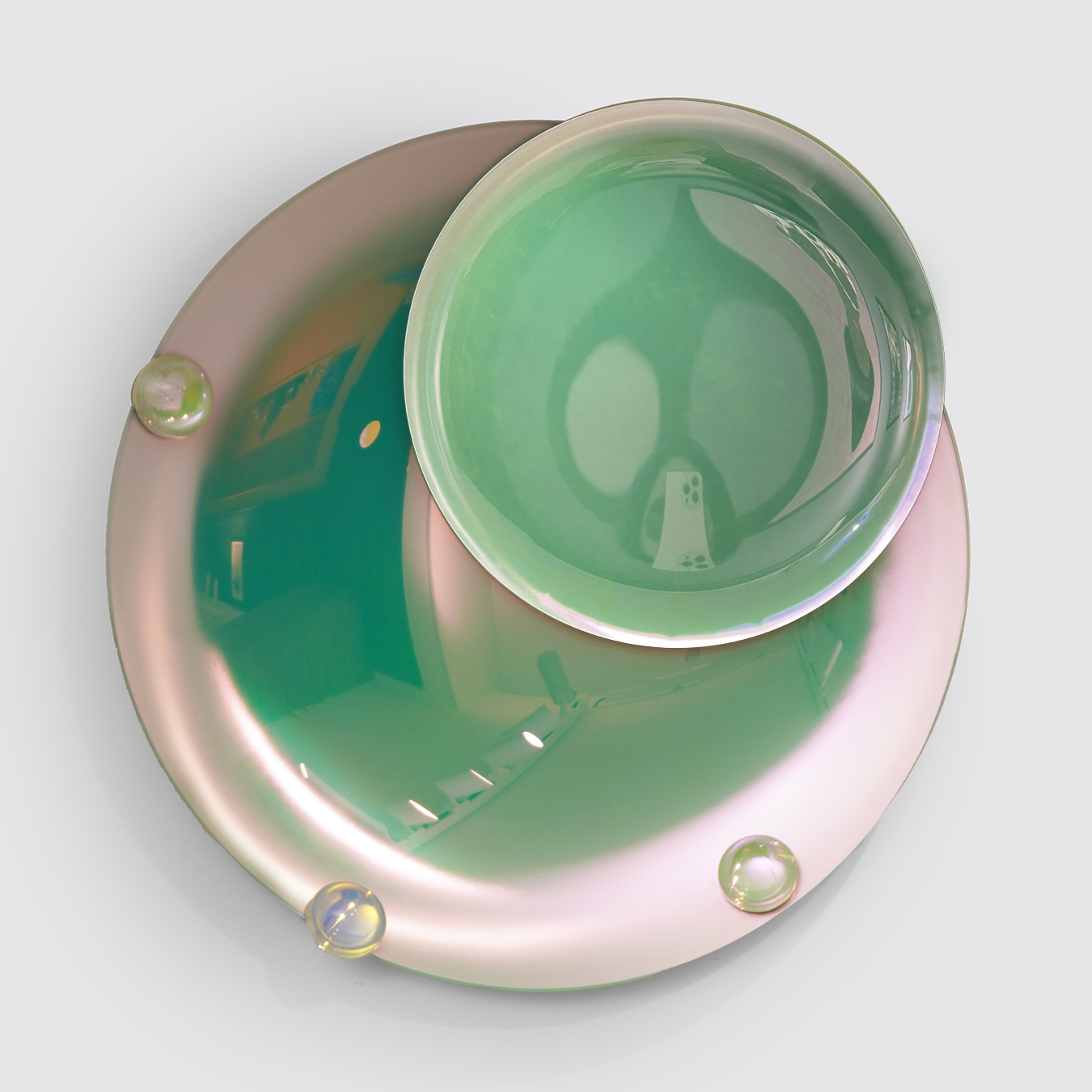 PINK MINT WALL JEWEL 77