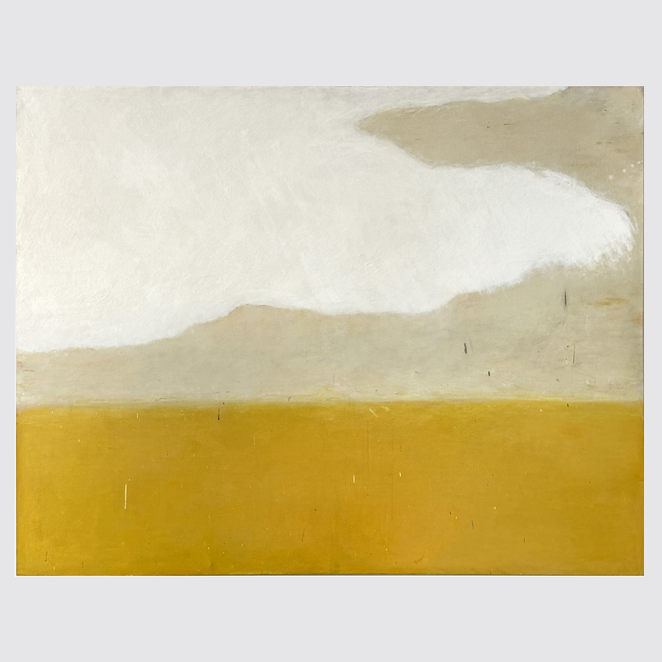 GRAND NUAGE BLANC, HORIZON JAUNE