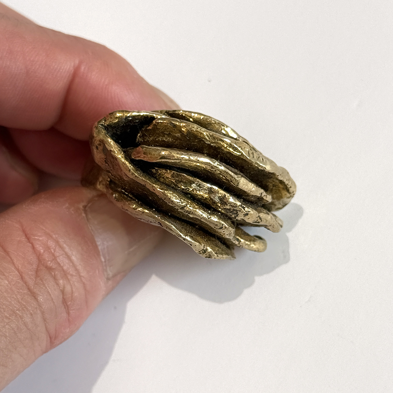 BAGUE EN LAITON - VOLUTES II – Image 4