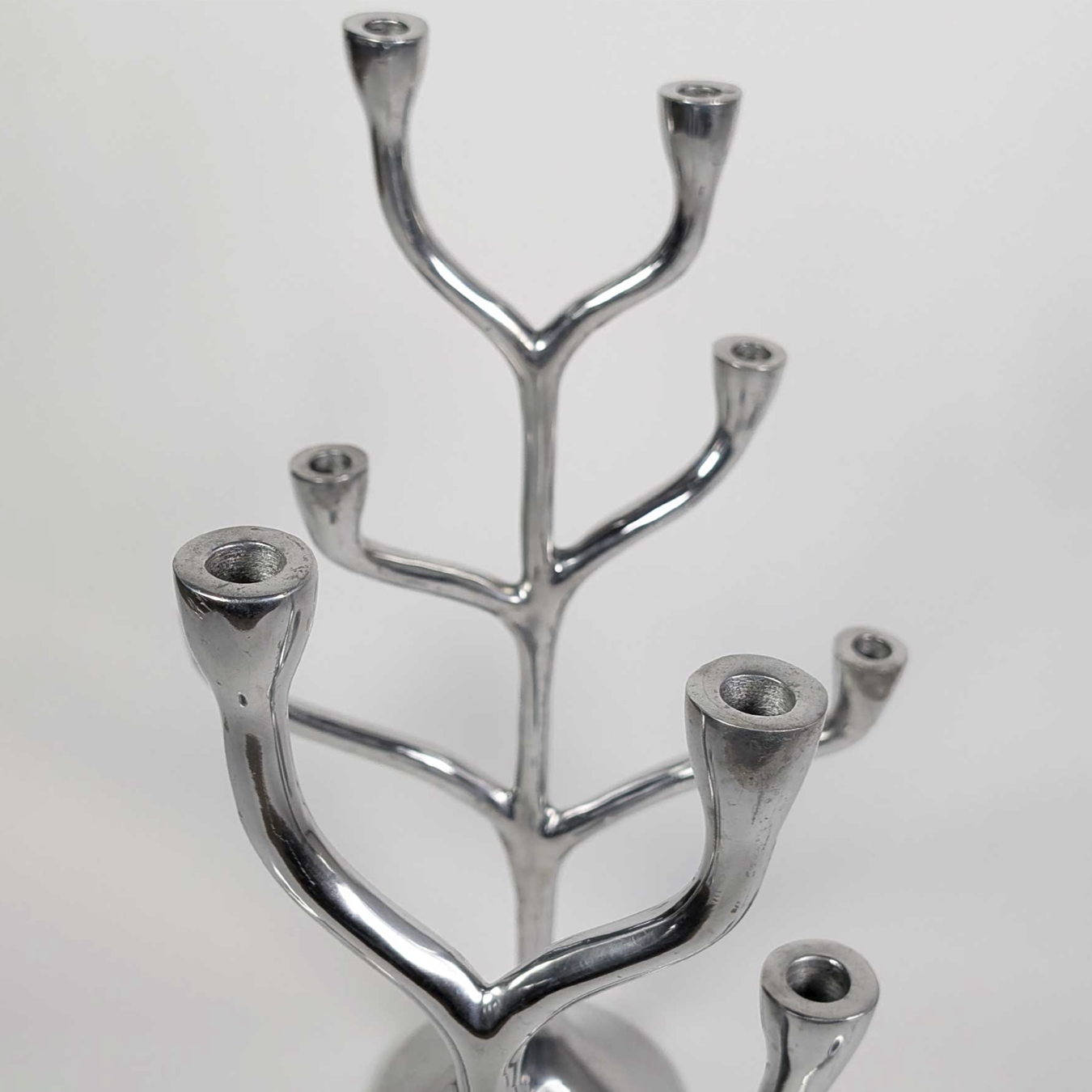 PAIRE DE CANDELABRES A 6 BOUGIES (1970) – Image 3